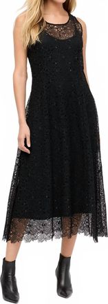 Johnny Was Vanti Lace Dress In Black