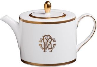 Roberto Cavalli Classic Tea and Coffee Pot in Silk Gold at Nordstrom