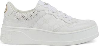 Alexander McQueen White Chunky Leather Sneakers
