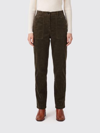 Aspesi Pantaloni skinny a vita media in velluto a coste di cotone
