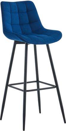 Clp Clp - Taburete De Bar Dartford Azul Terciopelo