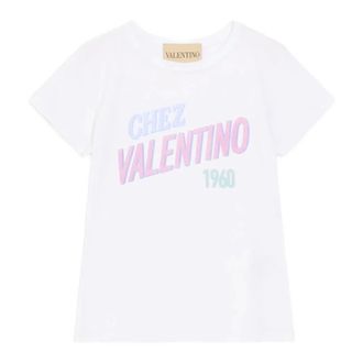 Valentino Garavani Dames, Tops, Wit, Maat: M Katoen