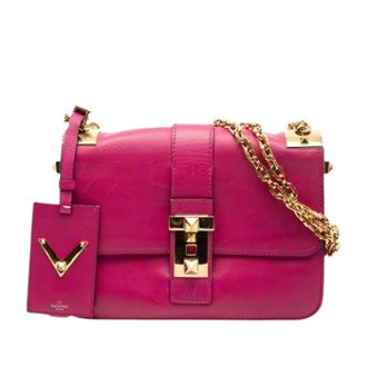 Valentino Pre-owned Shoulder Bags, female, Pink, Size: ONE SIZE Pre-owned Shoulder Bag