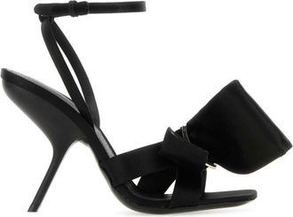 Ferragamo Black Ankle Strap Sandals