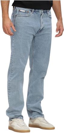 Calvin Klein Heren, Jeans, Blauw, Maat: W34 L32 Katoen