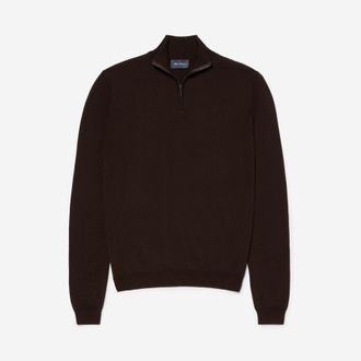 Oliver Sweeney Mens Thornby Chocolate - Brown Wool - Size X-Large