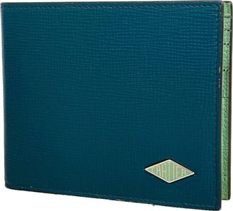 Cartier Green Leather Bill Wallet (Bi-Fold) (Pre-Owned)