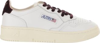 Autry Medalist Low Leather Sneakers With Velvet Lacing