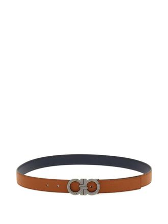 Ferragamo Brown Cut To Size Buckle Belt