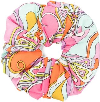 Pucci Marmo-print Scrunchie
