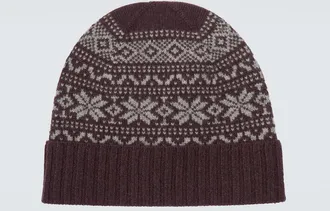 Eleventy Gorro Fair Isle de cachemir