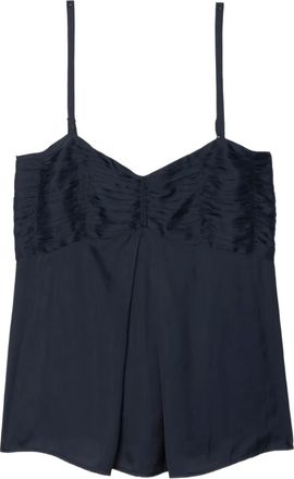 Zadig&Voltaire ruched satin top - Blue