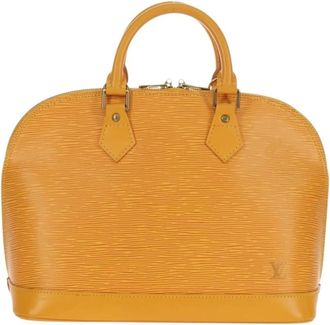 Louis Vuitton Pre-owned Handbags, female, Yellow, Size: ONE SIZE Pre-owned Alma Handbag