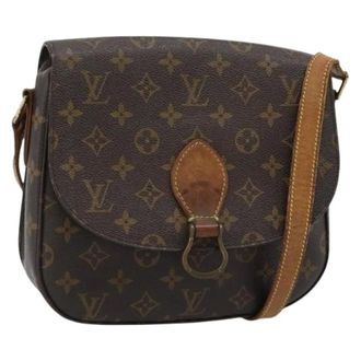 Louis Vuitton Pre-owned Monogram Canvas Shoulder Bag - Dames - Pre-owned - Bruin - Maat: ONE Size Leer