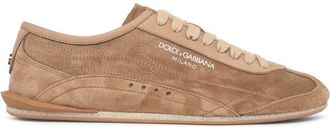 Dolce & Gabbana Gimondi Plus bruine leren sneakers