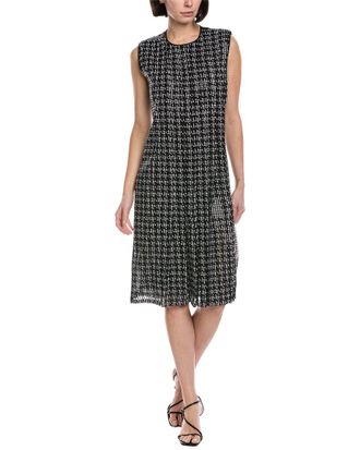 Akris Sequin Silk-Lined Mini Dress