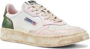 Autry Retro Low Sneaker in White/Lilac/Cypress at Nordstrom Rack, Size 11Us / 41Eu
