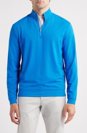 Johnnie-O Motion Performance Quarter Zip Pullover in Palisades Blue at Nordstrom Rack, Size Xx-Large