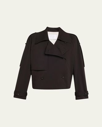 Proenza Schouler Yasmin Cropped Trench Coat