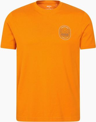 Mountain Warehouse Mens Mountain Warehouse Mens Adventure Awaits T-Shirt - Orange - Size: 38