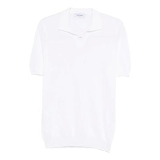 Gran Sasso Tennis Polo - male - Gran Sasso - Polo Shirts - White - XL - Tops