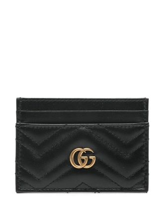 Gucci GG Marmont card case - Black