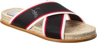 Christian Louboutin Hot Cross Grosgrain Sandal