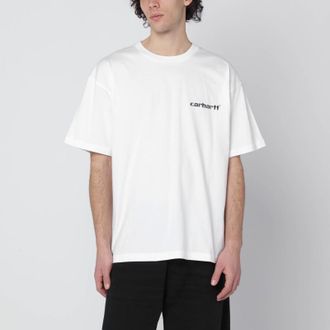 Carhartt Work in Progress White cotton S/S Caps T-shirt
