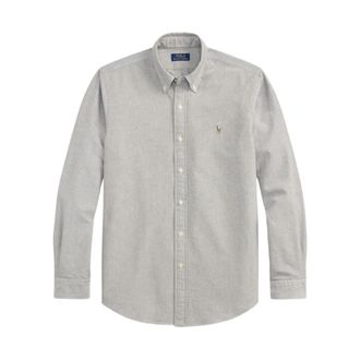 Polo Ralph Lauren Overhemden - Heren - Casual Overhemden - Grijs - XL - Overhemden