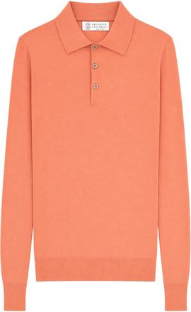 Brunello Cucinelli Brunello Cucinelli Cotton Knit Polo Shirt