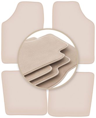 OEM Alfombrillas Premium Beige Para: Renault Kangoo I Kombivan 1997-2008