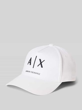 A|X Armani Exchange Basecap mit Label-Stitching in Offwhite, Gr&ouml;&szlig;e 1