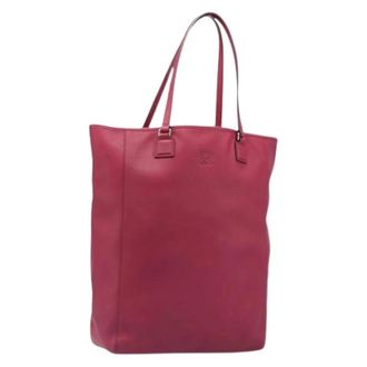Loewe Pre-owned Tote Bag - Dames - Vintage Shopper - Roze - ONE Size - Leer - Vintage