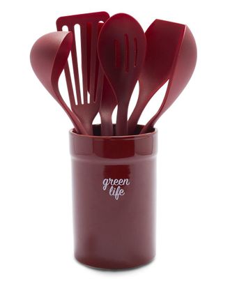 GreenLife Greenlife 7Pc Utensil Set With Crock
