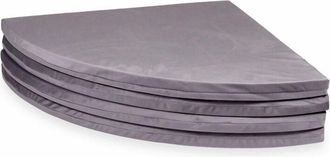 OEM Alfombra De Juego Para Ni&ntilde;os, Redonda, Plegable, 160 Cm, Terciopelo Lila