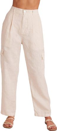Bella Dahl Pleated Cargo Linen Trouser