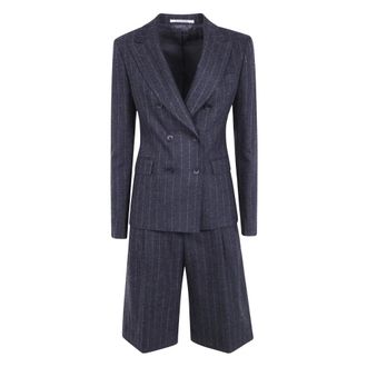 Tagliatore T-Coreen Mini Jacket Dress - Dames - Jumpsuits & Playsuits - Grijs - Maat: M Wol
