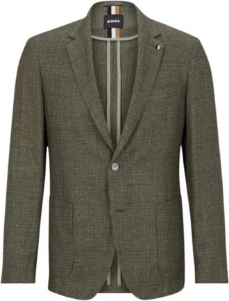 HUGO BOSS Jassen > Blazers - Heren - Blazers - Groen - XL - Jassen