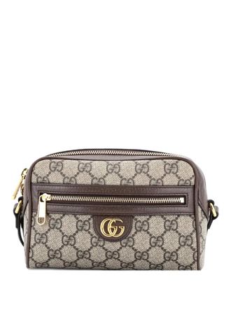 Gucci Ophidia Shoulder Bag NM GG Coated Canvas Mini crossbody bag - women - Fabric - One Size - Neutrals
