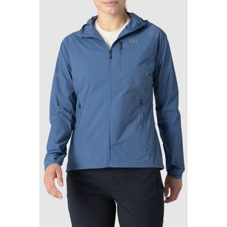 Outdoor Research Shadow Wind Zip-Up Hoodie in Tidal at Nordstrom, Size X-Large