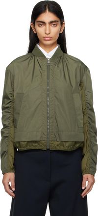 アウターその他 THE ATTICO Nylon bomber jacket Green 250WCB00070 The Attico Nylon Bomber Jacket - Green - Women | 250WCB00070828