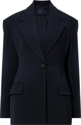 Proenza Schouler tailored slim-cut blazer - women - Virgin Wool - 6 - Black
