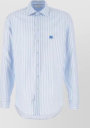 Etro embroidered cotton shirt