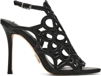 Steve Madden Popup Sandal BLACK LEATHER