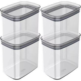 Ou Airtight Clear Stackable Food Storage Container Set with Leak Proof Lid at Nordstrom