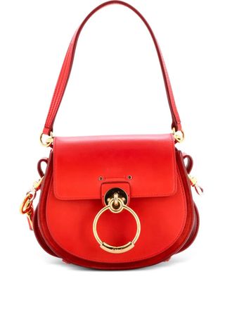 Chloé Borsa a spalla Tess piccola in pelle - Rosso