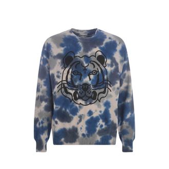 Kenzo Gray Cotton Mens Sweatshirt