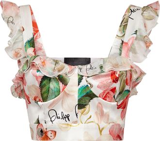 Philipp Plein SS Top Flowers