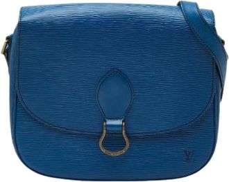 Louis Vuitton Pre-owned Cross Body Bags, female, Blue, Size: ONE SIZE Pre-owned Vintage Leather Cross Body Bag