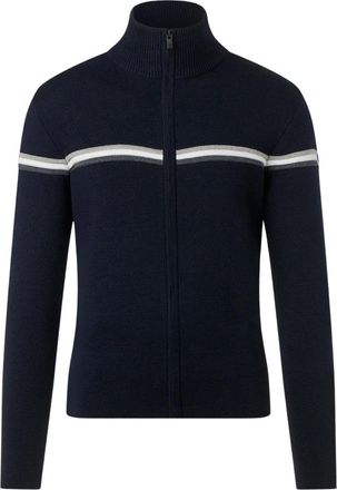 Fusalp Wengen Fiz Sweater - Heren - Vesten - Blauw - 2XL - Wol - Truien & Vesten